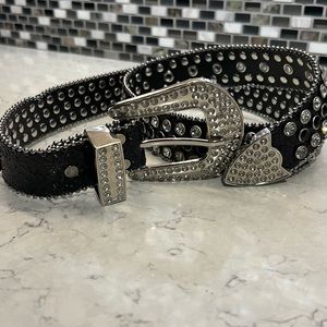 Western bling belt